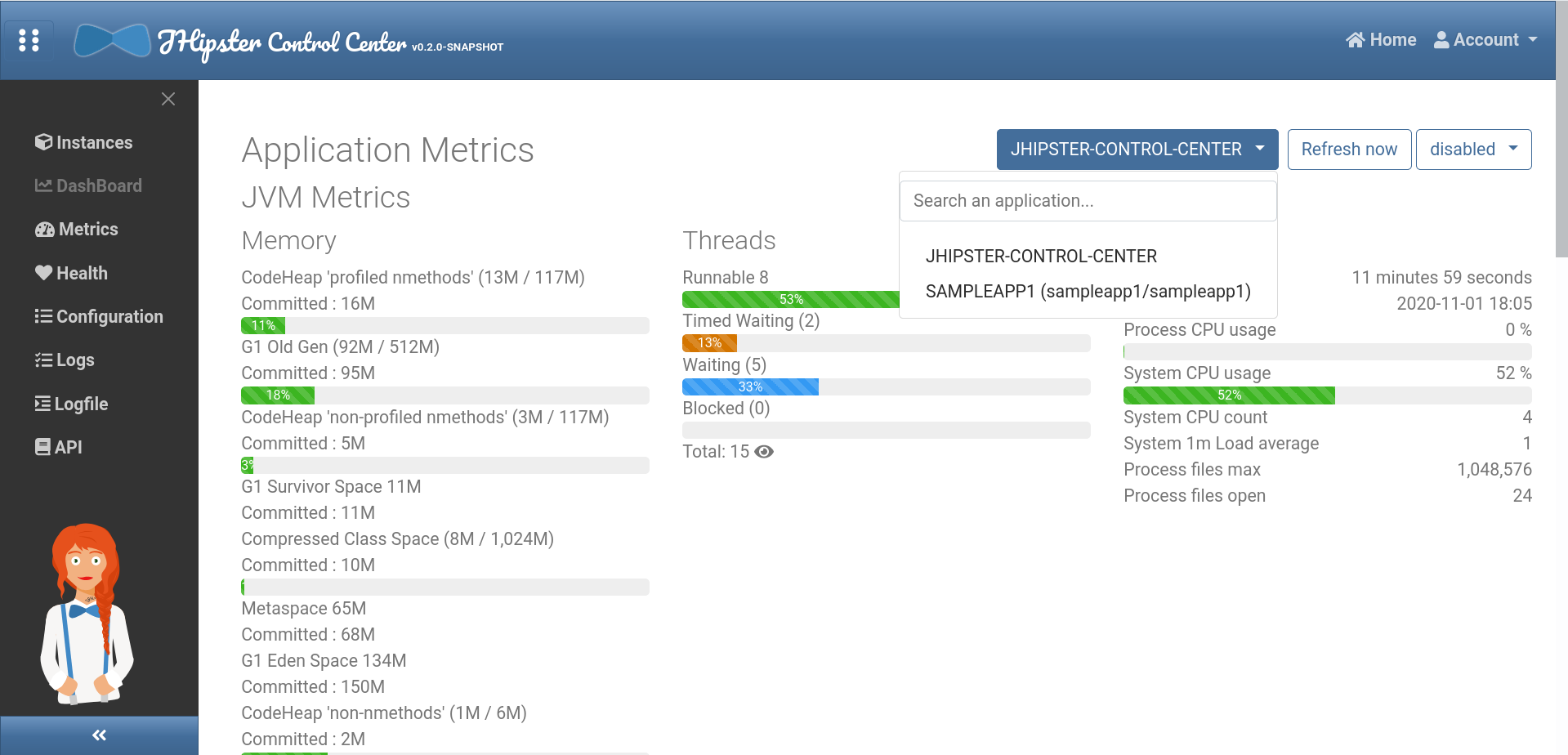 Metrics Page 1