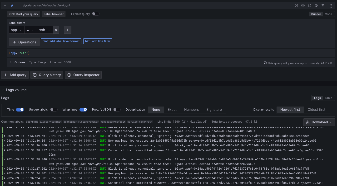 grafana-logs-execution